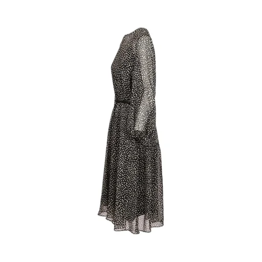 Max Mara Studio Mstcampo Chiffon Belted Midi Dress