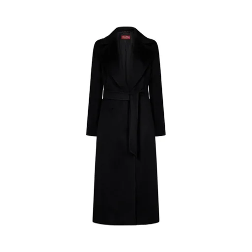 Max Mara Studio Belted Long-Sleeved Coat