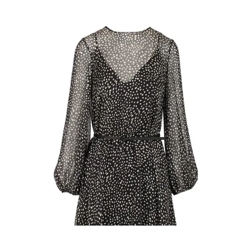 Max Mara Studio Mstcampo Chiffon Belted Midi Dress