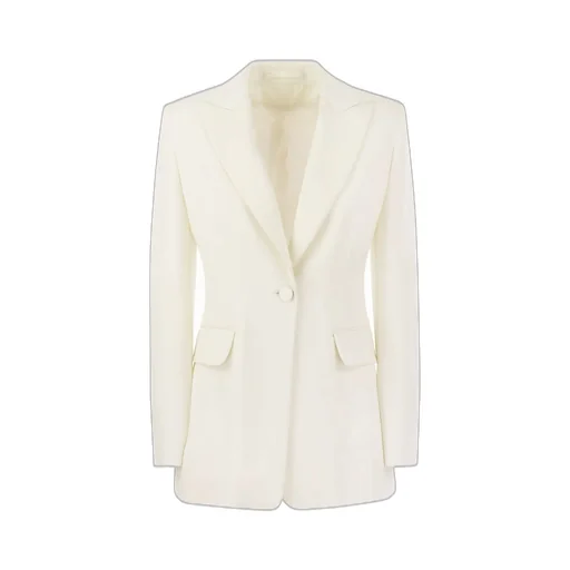 Max Mara Pianoforte Single-Breasted Long-Sleeved Jacket
