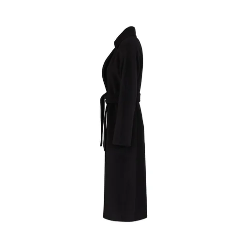 Max Mara Studio Tenzone Tied-Waist Long-Sleeved Coat