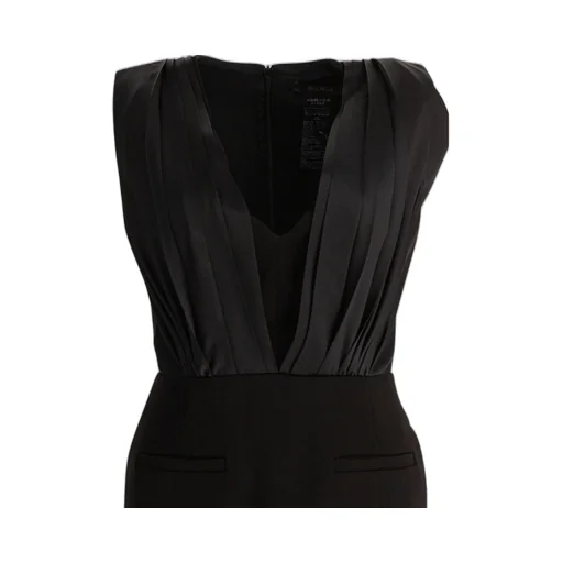 Max Mara Pianoforte V-Neck Sleeveless Dress