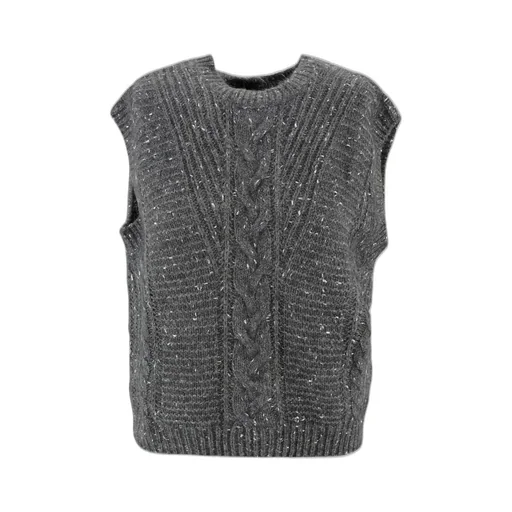 Max Mara Studio Crewneck Knitted Vest