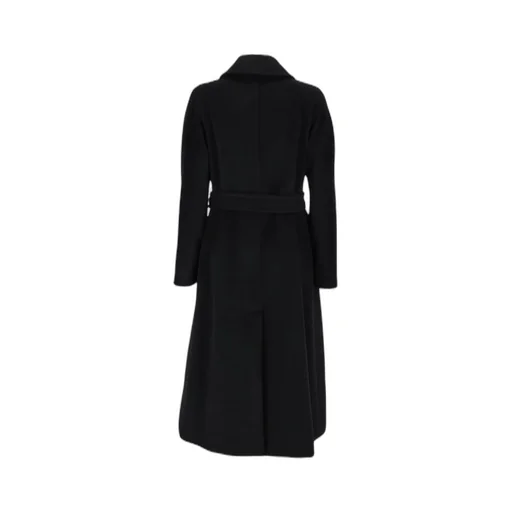 Max Mara Studio Tenzone Tied-Waist Long-Sleeved Coat