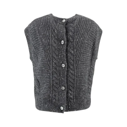Max Mara Studio Crewneck Knitted Vest