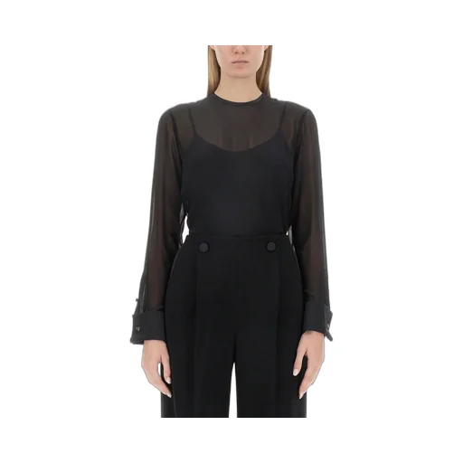 Max Mara Pianoforte Crewneck Long-Sleeved Top