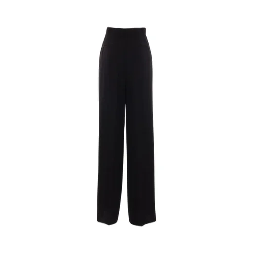 Max Mara Pianoforte Pleat Detailed Straight Leg Trousers