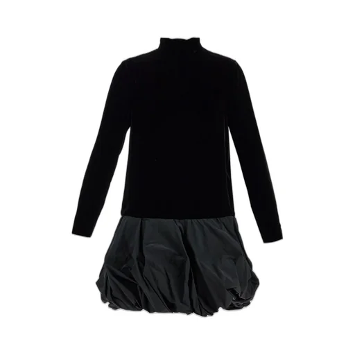 Max Mara Pianoforte Osso Velvet Mini Dress