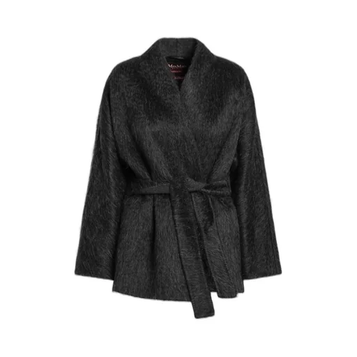 Max Mara Studio Long-Sleeved Belted Coat