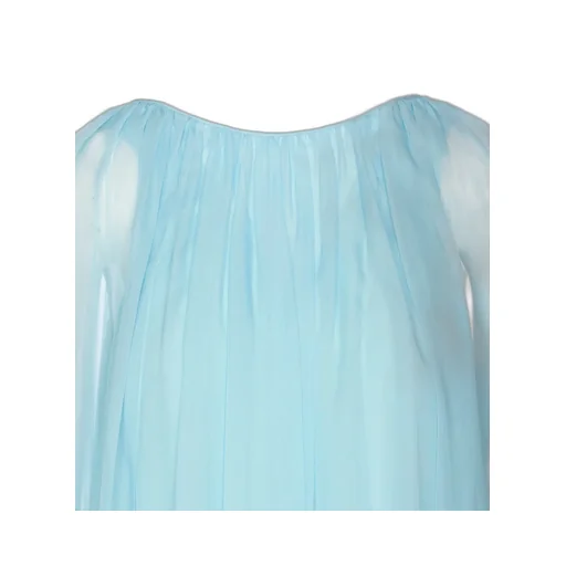 Max Mara Pianoforte Tulle Crewneck Sleeveless Dress