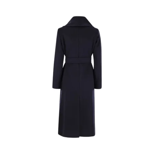 Max Mara Studio Belted Long-Sleeved Coat