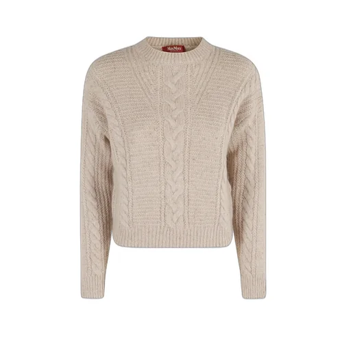 Max Mara Studio Crasso Crewneck Ribbed Jumper