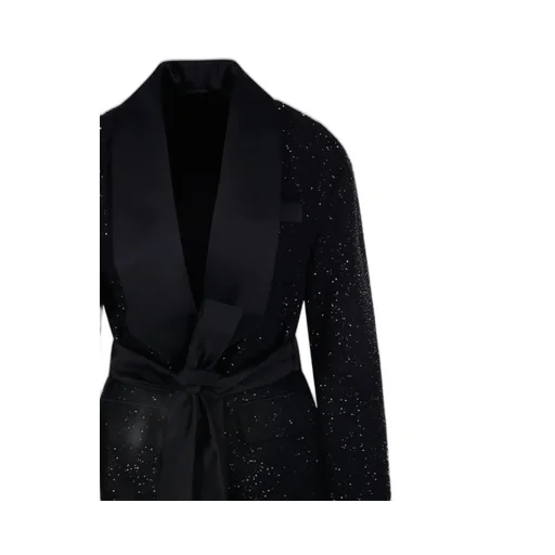 Max Mara Pianoforte Embellished Belted Jacket