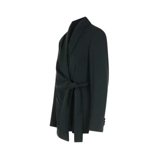 Max Mara Pianoforte Wrap Long-Sleeved Jacket