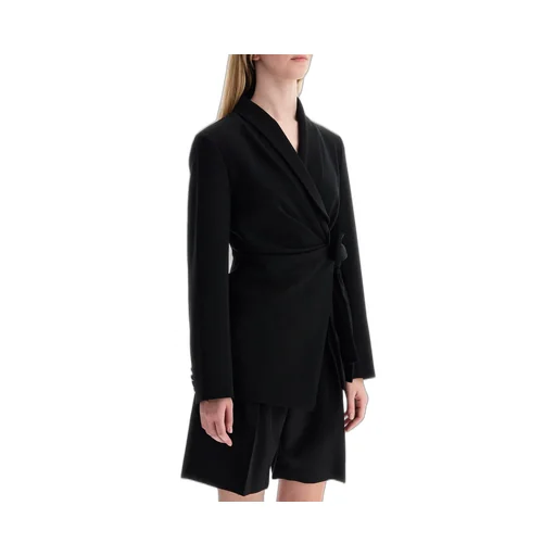 Max Mara Pianoforte Wrap Long-Sleeved Jacket