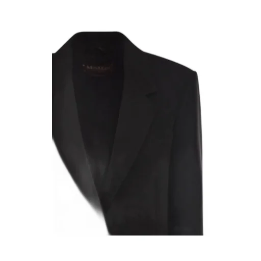 Max Mara Studio Mstbosco Single-Breasted Cady Blazer