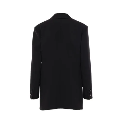 Max Mara Pianoforte Double-Breasted Long-Sleeved Jacket