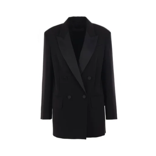 Max Mara Pianoforte Double-Breasted Long-Sleeved Jacket