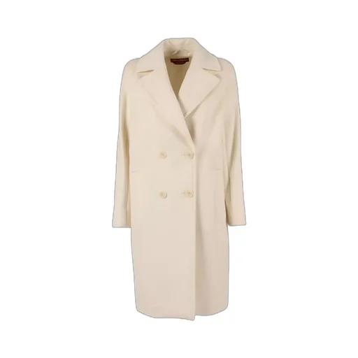Max Mara Studio Agenda Double-Breasted Long Coat