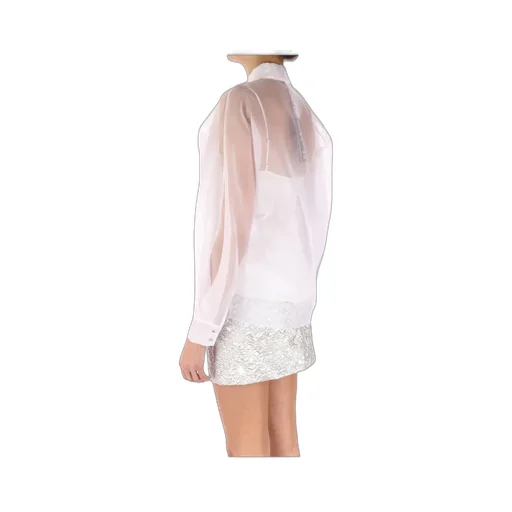 Max Mara Studio Ovale Button-Up Long-Sleeved Top