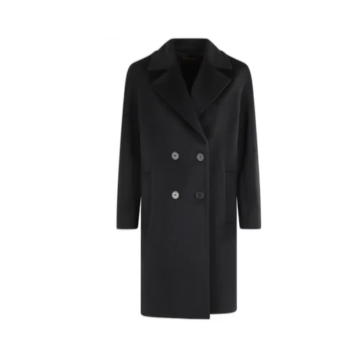 Max Mara Studio Agenda Double-Breasted Long Coat
