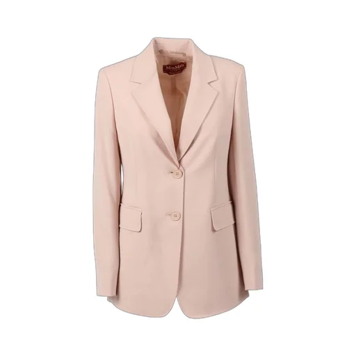 Max Mara Studio Linz Single-Breasted Tailored Blazer