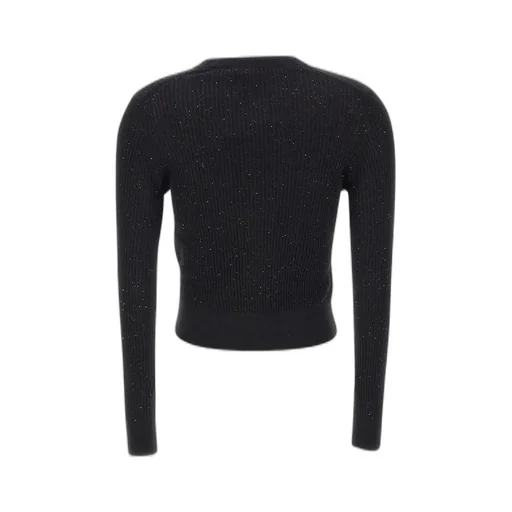 Max Mara Studio Crewneck Button-Up Cardigan