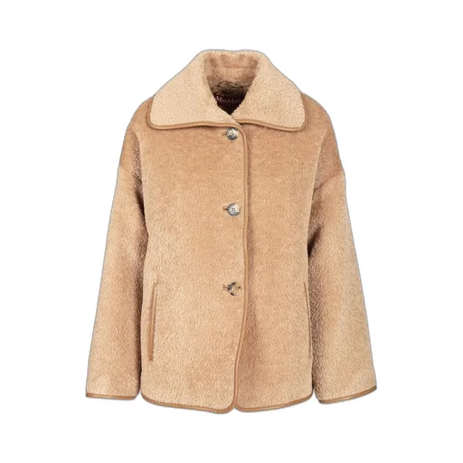 Max Mara Studio Long-Sleeved Button-Up Jacket