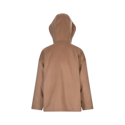 Max Mara Studio Drawstring Long-Sleeved Coat