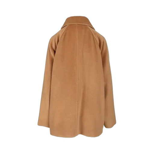 Max Mara Studio Ariano Double-Breasted Long-Sleeved Coat