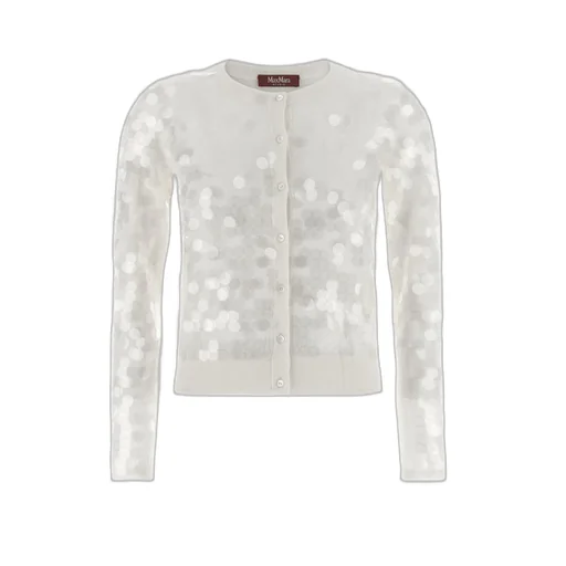 Max Mara Studio Necton Sequin Embellished Knit Cardigan