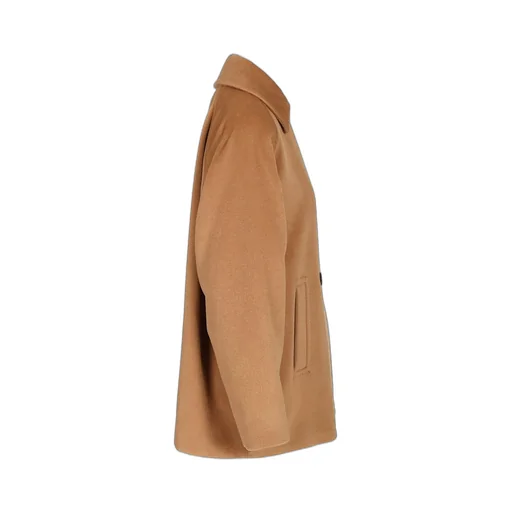 Max Mara Studio Ariano Double-Breasted Long-Sleeved Coat