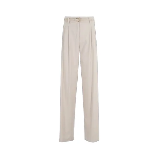 Max Mara Studio Entrata Belted Pleated Trousers