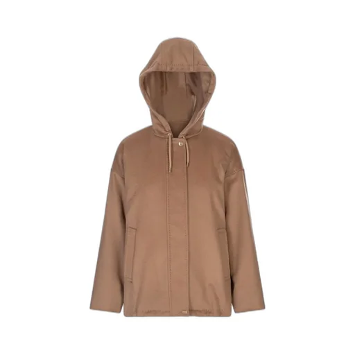 Max Mara Studio Drawstring Long-Sleeved Coat