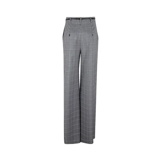 Max Mara Studio Mazurca Checked Trousers