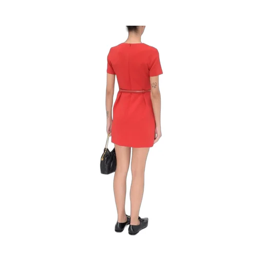 Max Mara Studio Kefalos Short-Sleeved Belted Dress