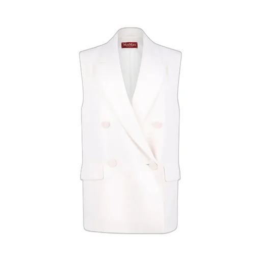 Max Mara Studio Pomez Double-Breasted Gilet