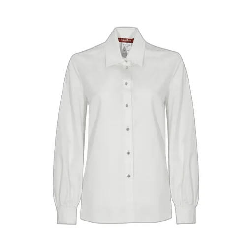 Max Mara Studio Long-Sleeved Button-Up Shirt