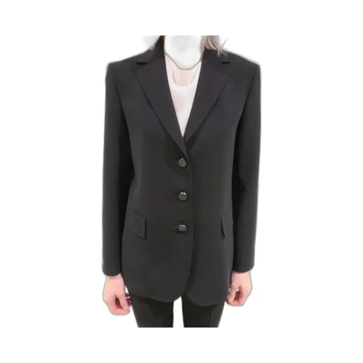 Max Mara Studio Patrik Single-Breasted Long-Sleeved Jacket