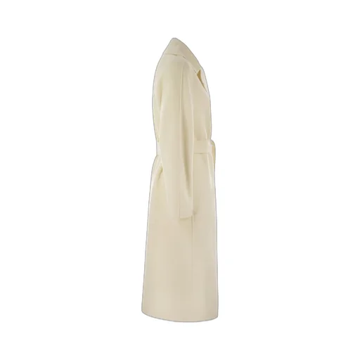 Max Mara Studio Cles Belted Long-Sleeved Coat