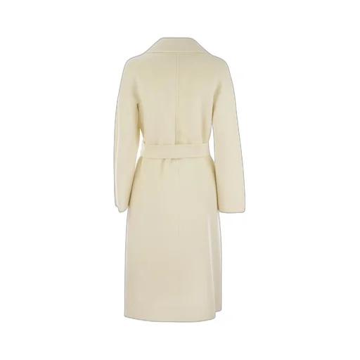 Max Mara Studio Cles Belted Long-Sleeved Coat