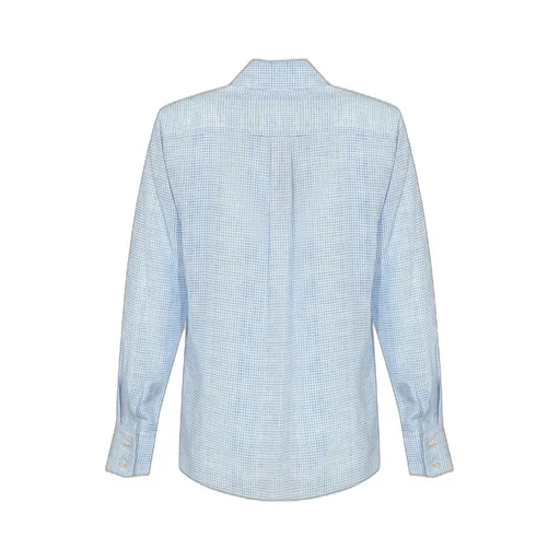 Max Mara Studio Long Sleeved Checked Shirt