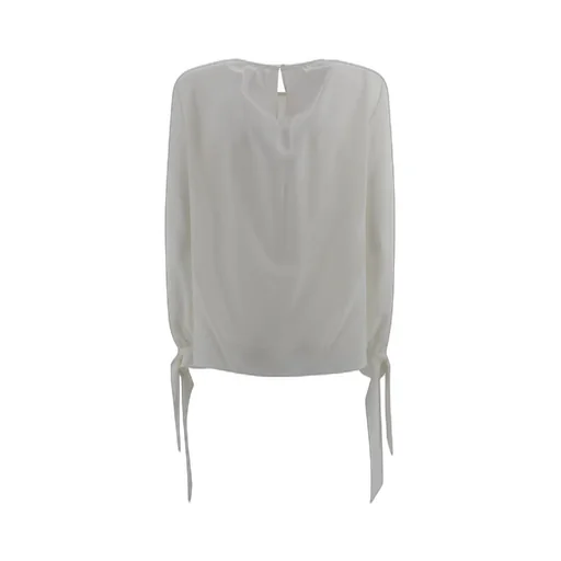 Max Mara Studio Long-Sleeved Crewneck Blouse