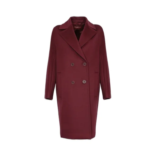Max Mara Studio Agenda Double-Breasted Long Coat