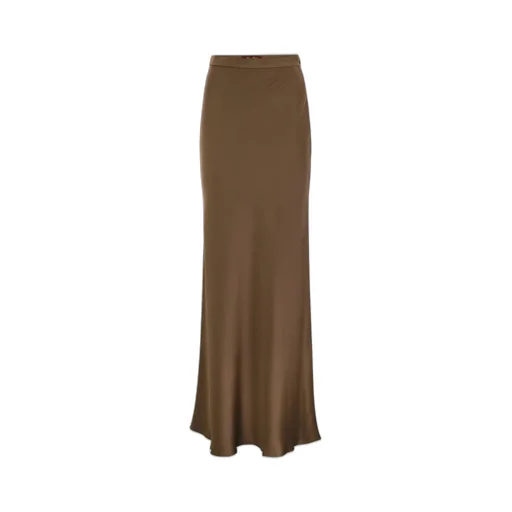 Max Mara Studio Rimini Satin Midi Skirt
