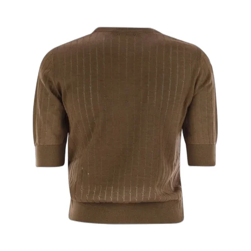Max Mara Studio Pila Embellished Crewneck Jumper