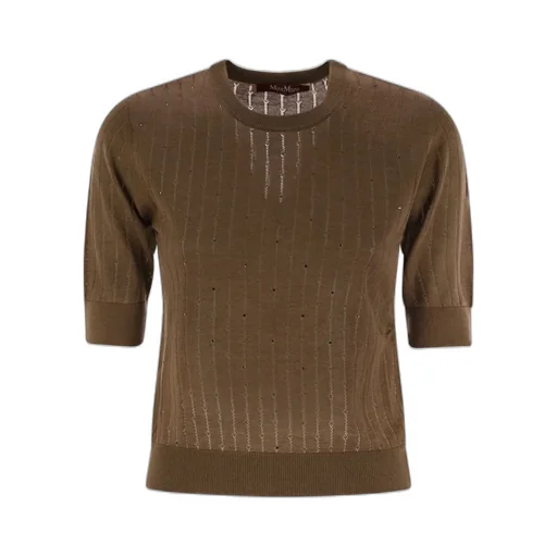 Max Mara Studio Pila Embellished Crewneck Jumper