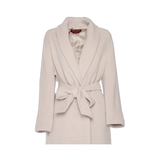 Max Mara Studio Belted Long-Sleeved Coat