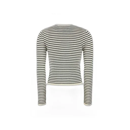 Max Mara Studio Trieste V-Neck Striped Cardigan