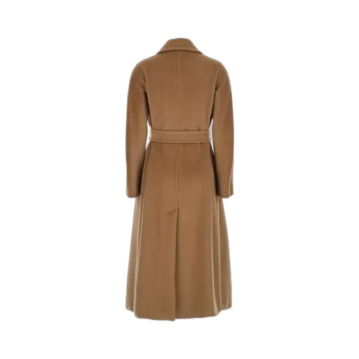 Max Mara Studio Tenzone Tied-Waist Long-Sleeved Coat